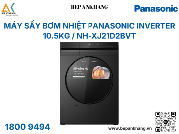 Máy sấy bơm nhiệt Panasonic Inverter 10.5kg / NH-XJ21D2BVT